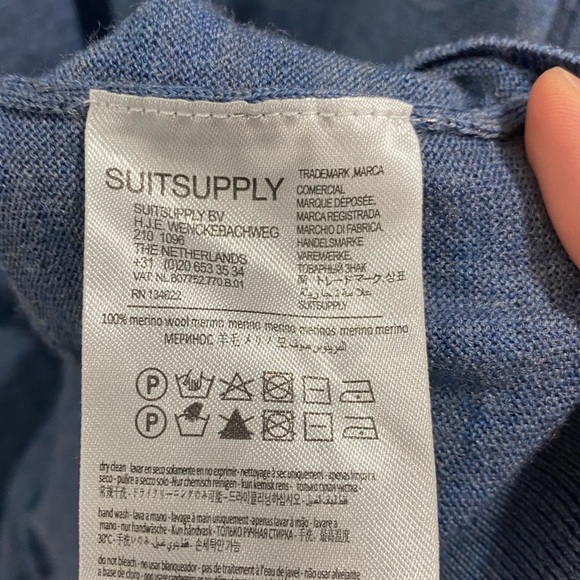 Suitsupply Merino Wool Sweater FLAWED - Picture 10 of 11